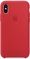 کاور سیلیکونی آیفون iPhone XS Silicone Case Red