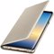 Samsung LED View Flip Cover For Samsung Galaxy Note 8 Gold From Side Corner